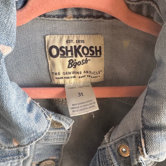 OshKosh B'gosh Blue Cropped Jean Jacket - Picture 2 of 6